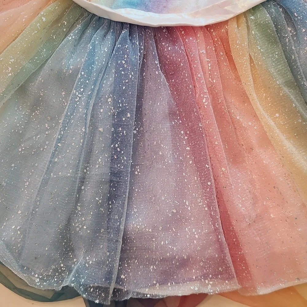 Rainbow Fairy Costume Halloween Dress Up Small - Picture 4 of 9